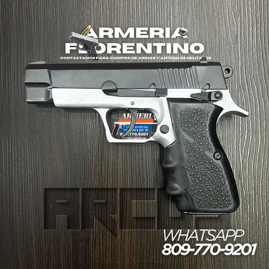PISTOLA ARCUS, MODELO 98DAC, CALIBRE 9MM, CAPSULAS: 13 + 1