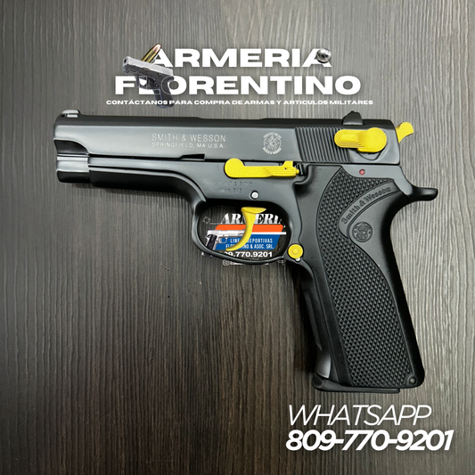 PISTOLA SMITH & WESSON, MODELO 915, CALIBRE 9MM, CAPSULAS: 15 + 1