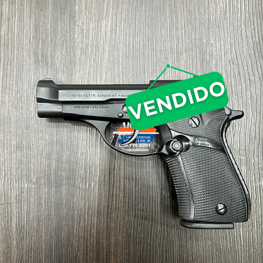 PISTOLA PIETRO BERETTA, MODELO 84BB, CALIBRE: ACP .380MM, CAPSULAS 13 + 1