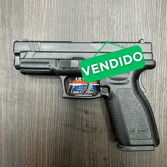 PISTOLA SPRINGFIELD, MODELO HS2000, CALIBRE 9MM, CAPSULAS: 16 + 1