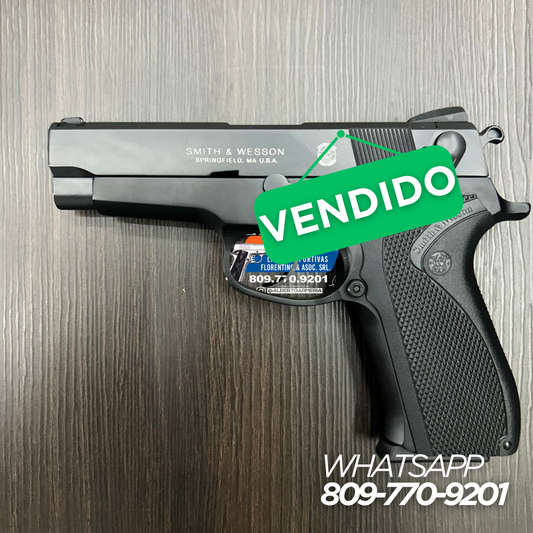 PISTOLA SMITH & WESSON, MODELO 910, CALIBRE 9MM, CAPSULAS: 15 + 1