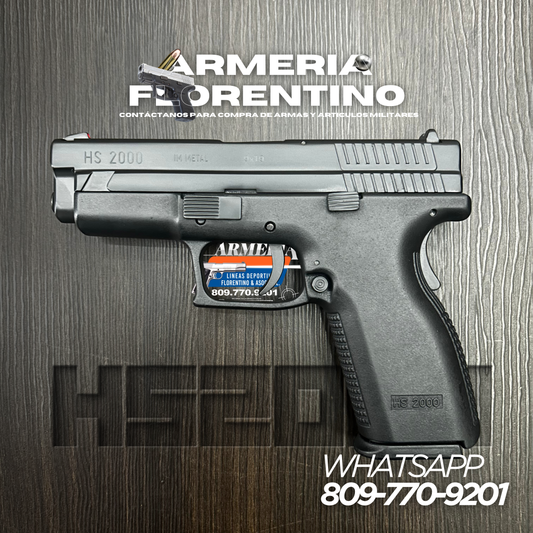 PISTOLA SPRINGFIELD, MODELO HS2000, CALIBRE 9MM, CAPSULAS: 15 + 1