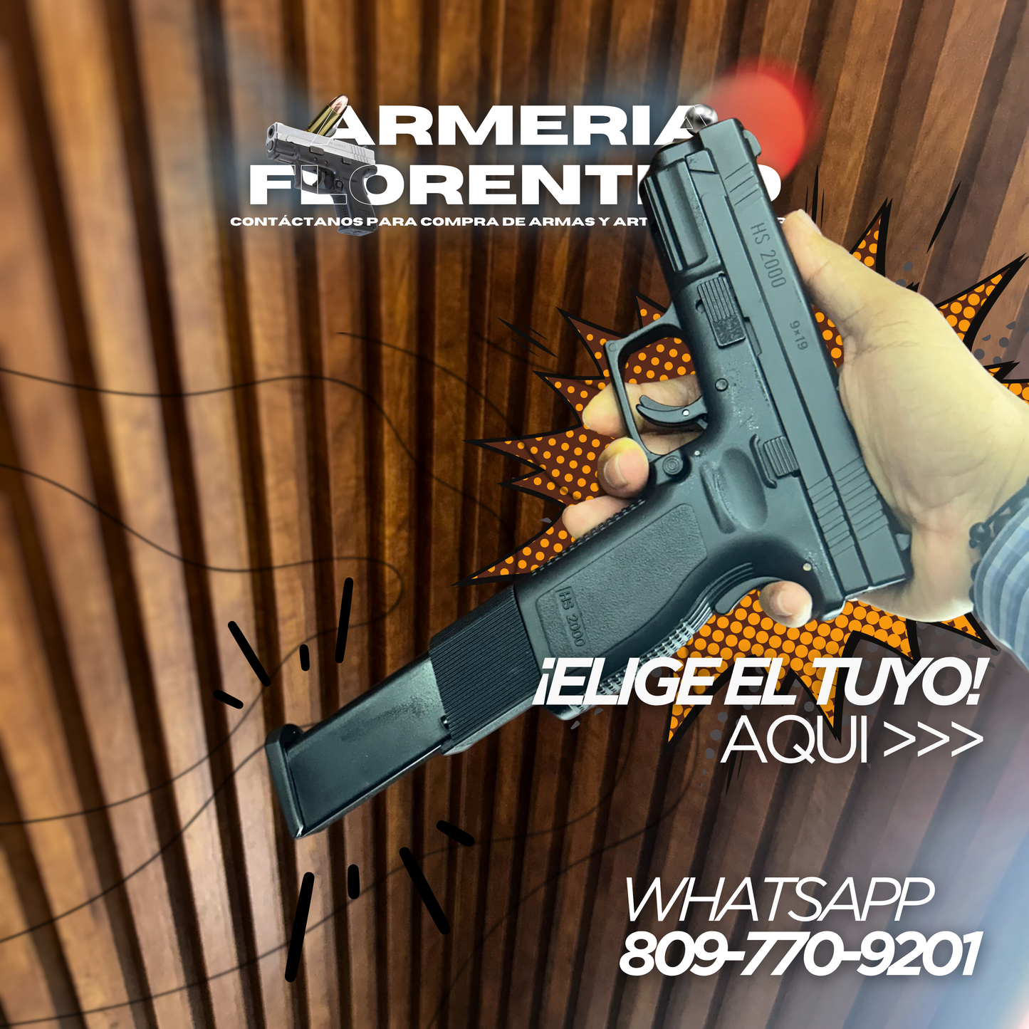 CARGADOR EXTENDIDO PARA PISTOLA SPRINGFIELD HS2000 / XD DE 32 CAPSULAS, CALIBRE 9MM