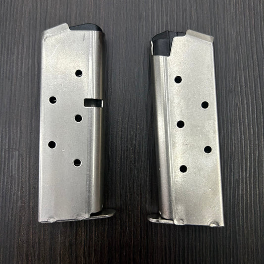 CARGADOR PARA PISTOLAS COLT MUSTANG & POCKETLITE DE 6 BALAS, CALIBRE .380 ACP