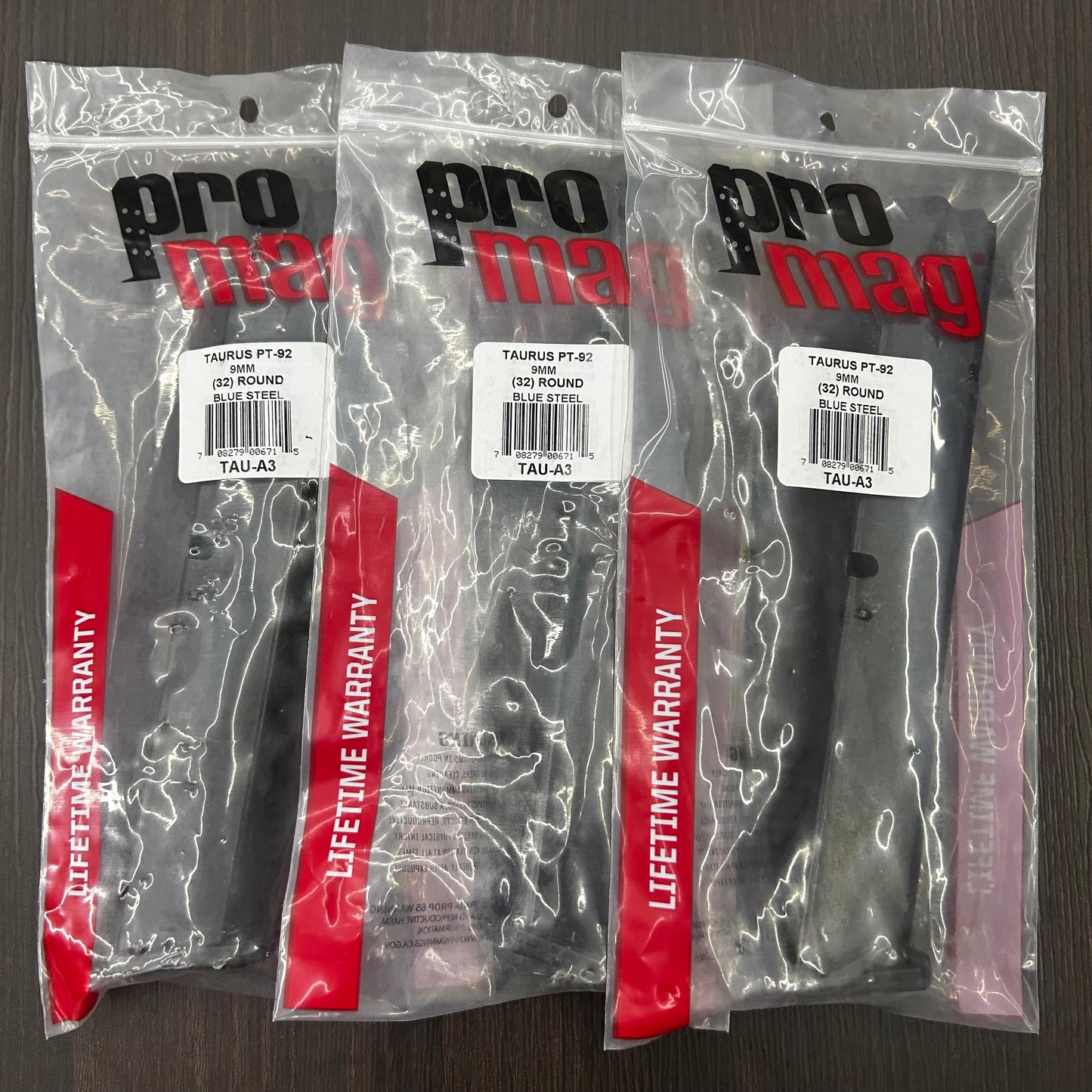 CARGADOR EXTENDIDO PARA PISTOLA TAURUS PT92 DE 32 BALAS, MODELOS PT92, PT99, PT917C CALIBRE 9MM