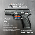 PISTOLA FN, MODELO FNP-9, CALIBRE 9MM, CAPSULAS: 16 + 1