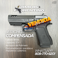 PISTOLA JERICHO, MODELO COMPENSADA, CALIBRE 9MM, CAPSULAS: 15 + 1