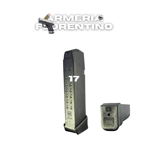 CARGADOR ORIGINAL PARA GLOCK 17 CON EXTENSIÓN +2 – 19 TIROS – CALIBRE 9MM