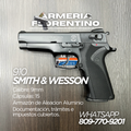 PISTOLA SMITH & WESSON, MODELO 910, CALIBRE 9MM, CAPSULAS: 15 + 1