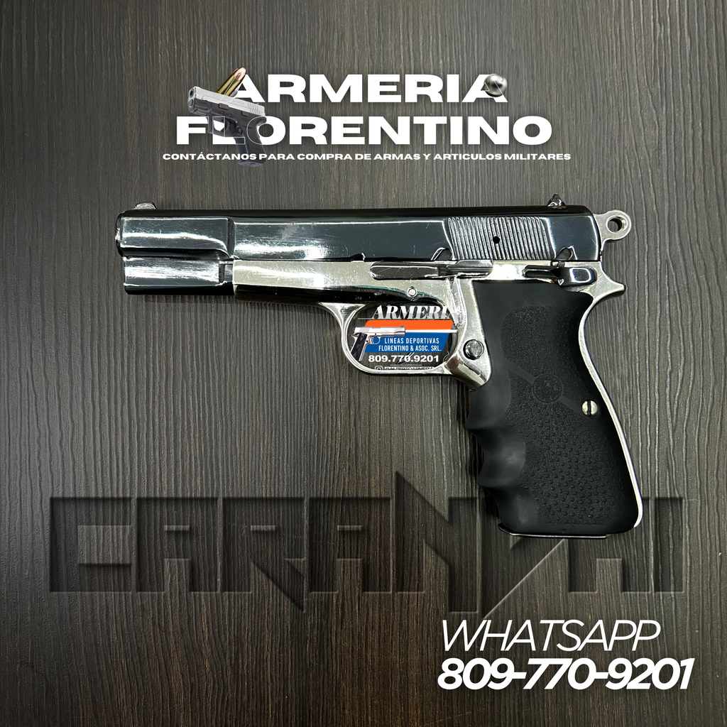 PISTOLA CARANDAI, MODELO 9MM, CAPSULAS: 13 + 1