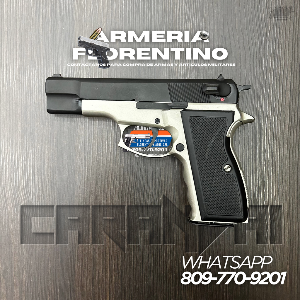 PISTOLA CARANDAI,  MODELO DOBLE ACCION, CAPSULAS: 15 + 1