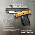 PISTOLA ARCUS, MODELO 98DAC, CALIBRE 9MM, CAPSULAS: 13 + 1