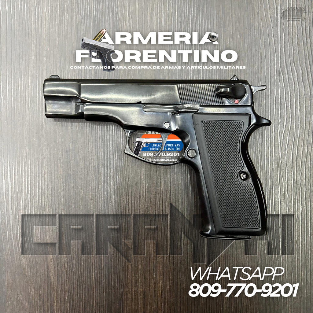 PISTOLA CARANDAI,  MODELO DOBLE ACCION, CAPSULAS: 15 + 1