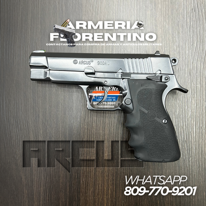 PISTOLA ARCUS, MODELO 98DAC, CALIBRE 9MM, CAPSULAS: 13 + 1
