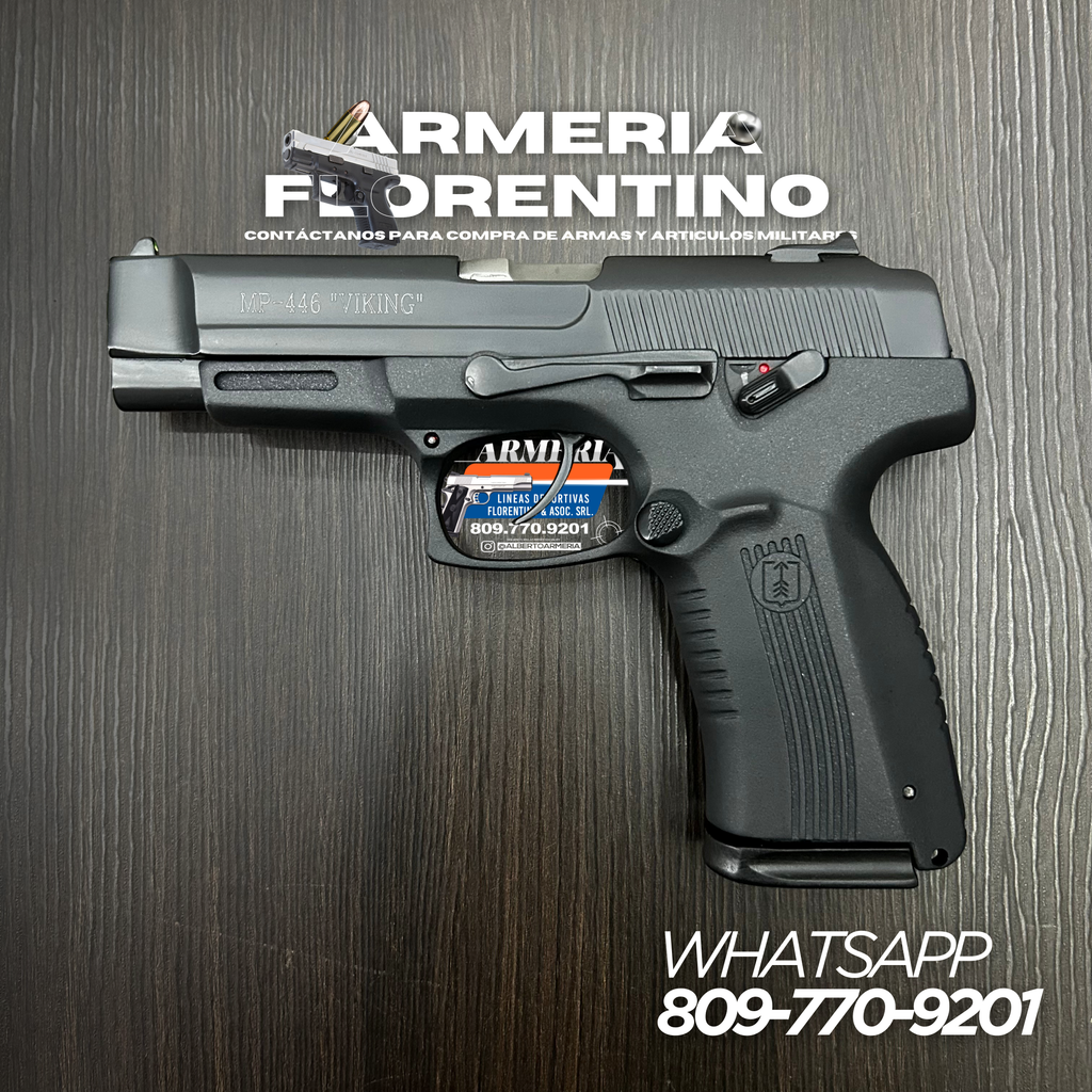 PISTOLA VIKING, MODELO MP-446, CALIBRE 9MM, CAPSULAS: 18 + 1
