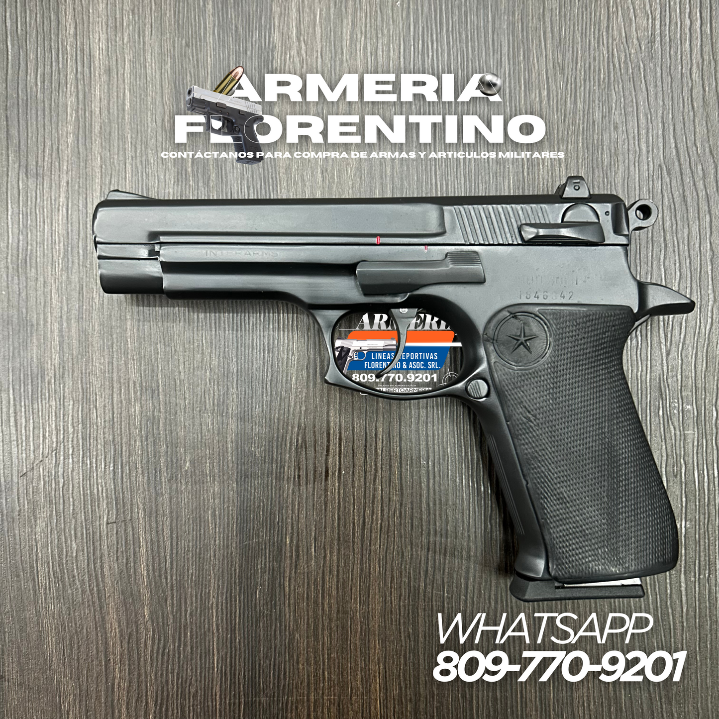 PISTOLA STAR, MODELO BM, CALIBRE 9MM, CAPSULAS: 13 + 1