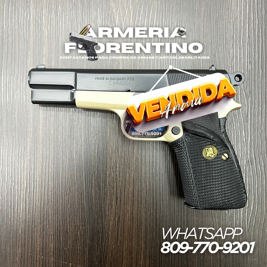 PISTOLA CARANDAI, MODELO 9MM, CAPSULAS: 13 + 1