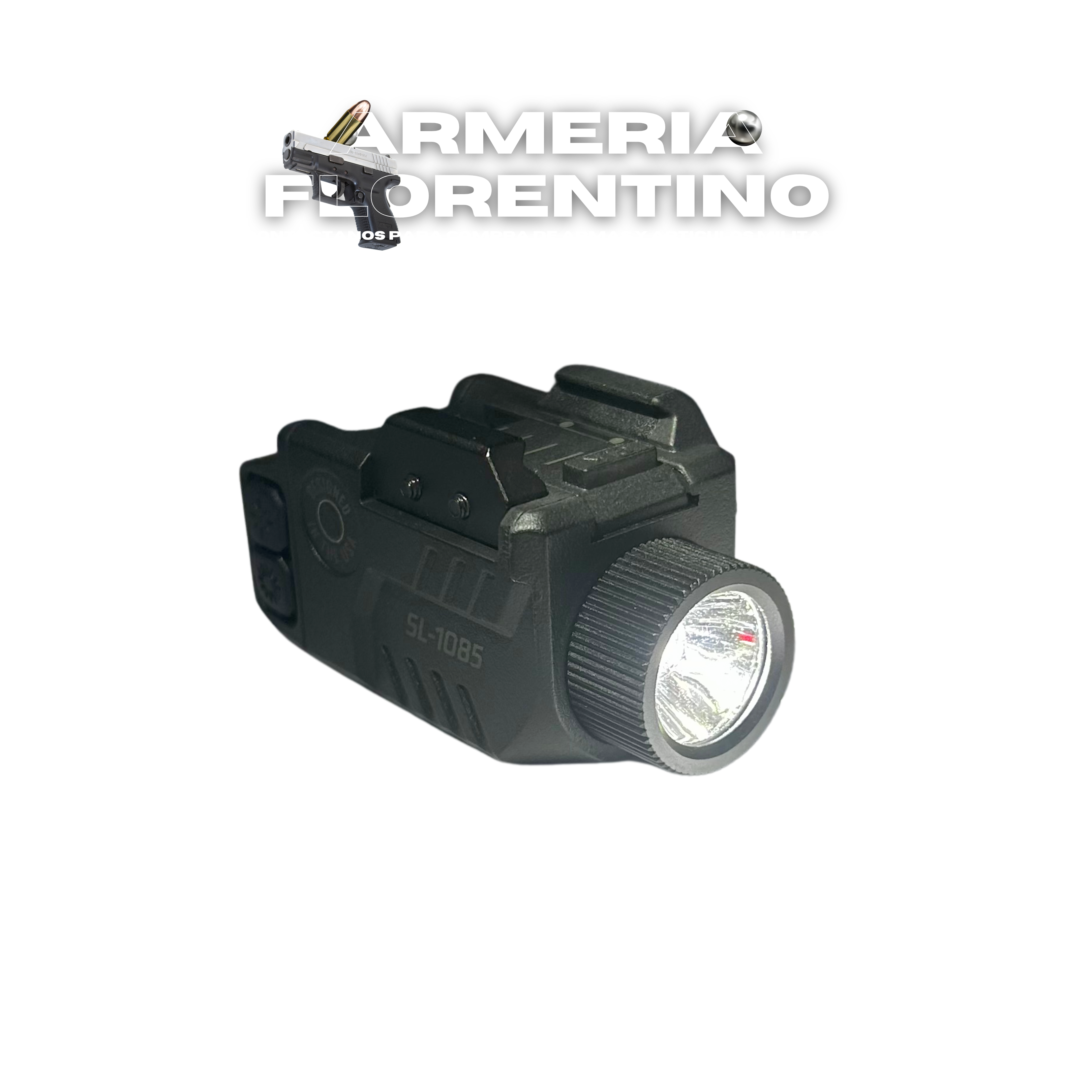 COMBO LUZ TÁCTICA 800 LM + LÁSER PARA RIEL PICATINNY