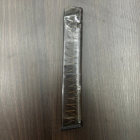 CARGADOR EXPANSIVO PARA PISTOLAS GLOCK 22, 23, 24, 27 Y 35 DE 30 BALAS, CALIBRE .40 S&W