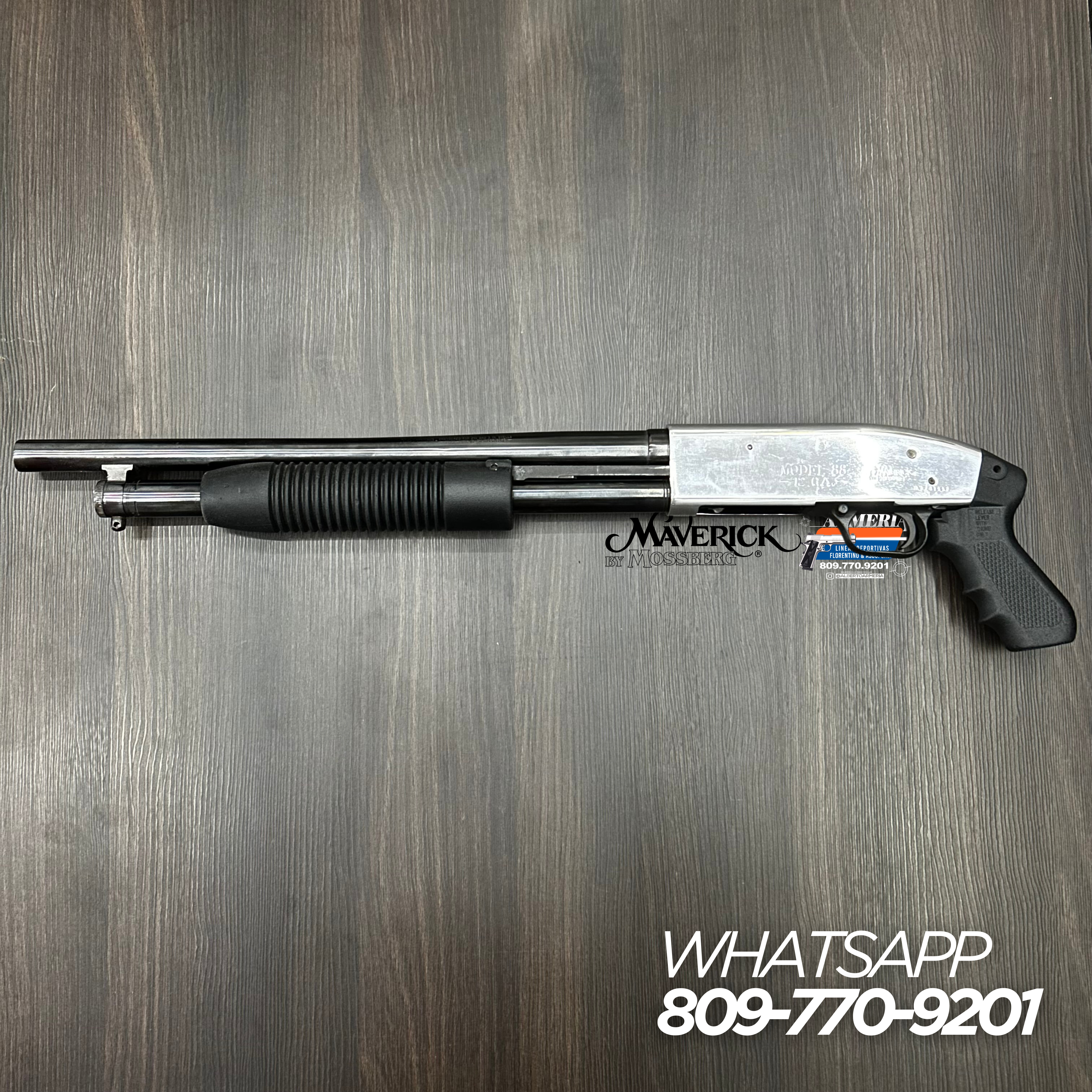 ESCOPETA MAVERICK BY MOSSBERG, MODELO 88, CALIBRE 12, CAPSULAS 5 + 1