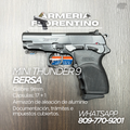 PISTOLA BERSA, MODELO MINI THUNDER, CALIBRE: 9MM, CAPSULAS 13 + 1