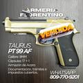 PISTOLA TAURUS, MODELO PT99, CALIBRE 9MM, CAPSULAS: 17 + 1
