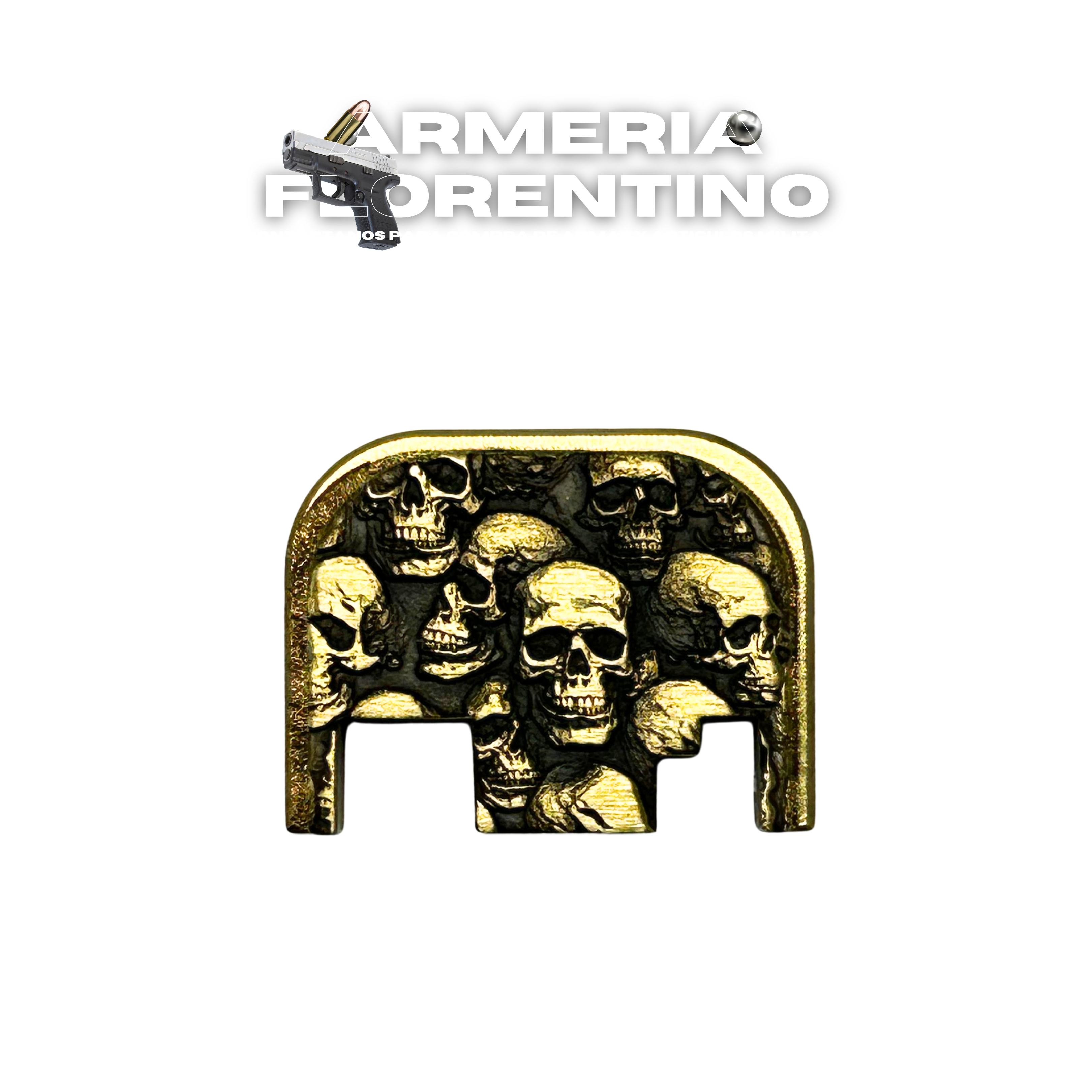 TAPA TRASERA PARA GLOCK 17, 19 Y 26 – ALUMINIO FORJADO DE ALTA CALIDAD