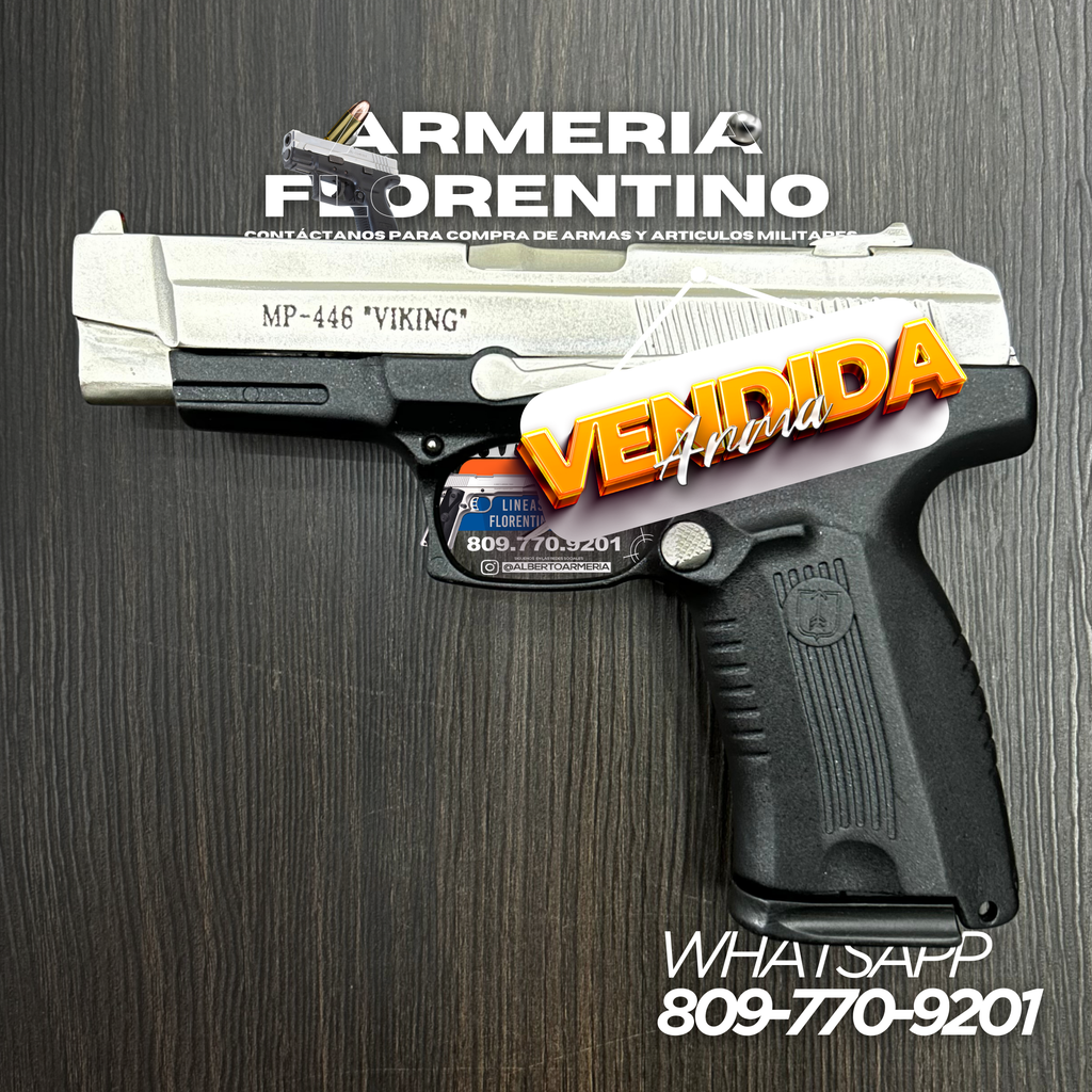 PISTOLA VIKING, MODELO MP-446, CALIBRE 9MM, CAPSULAS: 15 + 1