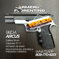 PISTOLA ARCUS, MODELO 98DA, CALIBRE 9MM, CAPSULAS: 15 + 1