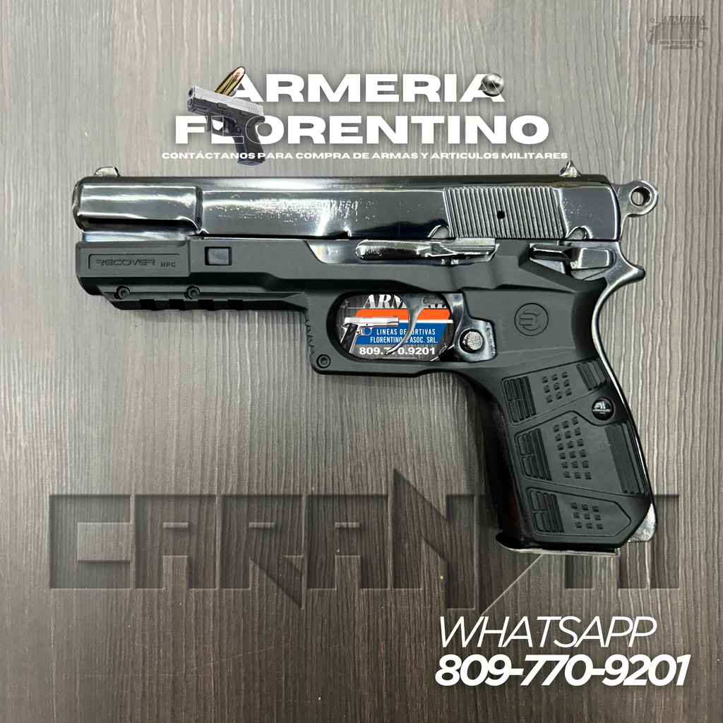 PISTOLA FEG, MODELO HUNGARY, CALIBRE 9MM, CAPSULAS: 13 + 1