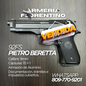PISTOLA PIETRO BERETTA, MODELO 92FS, CALIBRE 9MM, CAPSULAS: 15 + 1