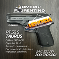 PISTOLA TAURUS, MODELO PT-58 S, CALIBRE .380 ACP, CAPSULAS: 12 + 1