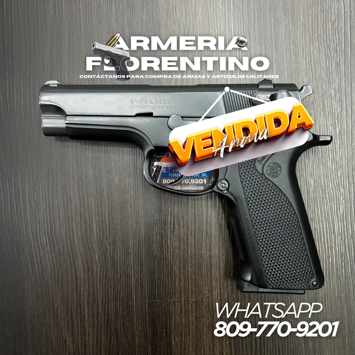 PISTOLA SMITH & WESSON, MODELO 915, CALIBRE 9MM, CAPSULAS: 15 + 1