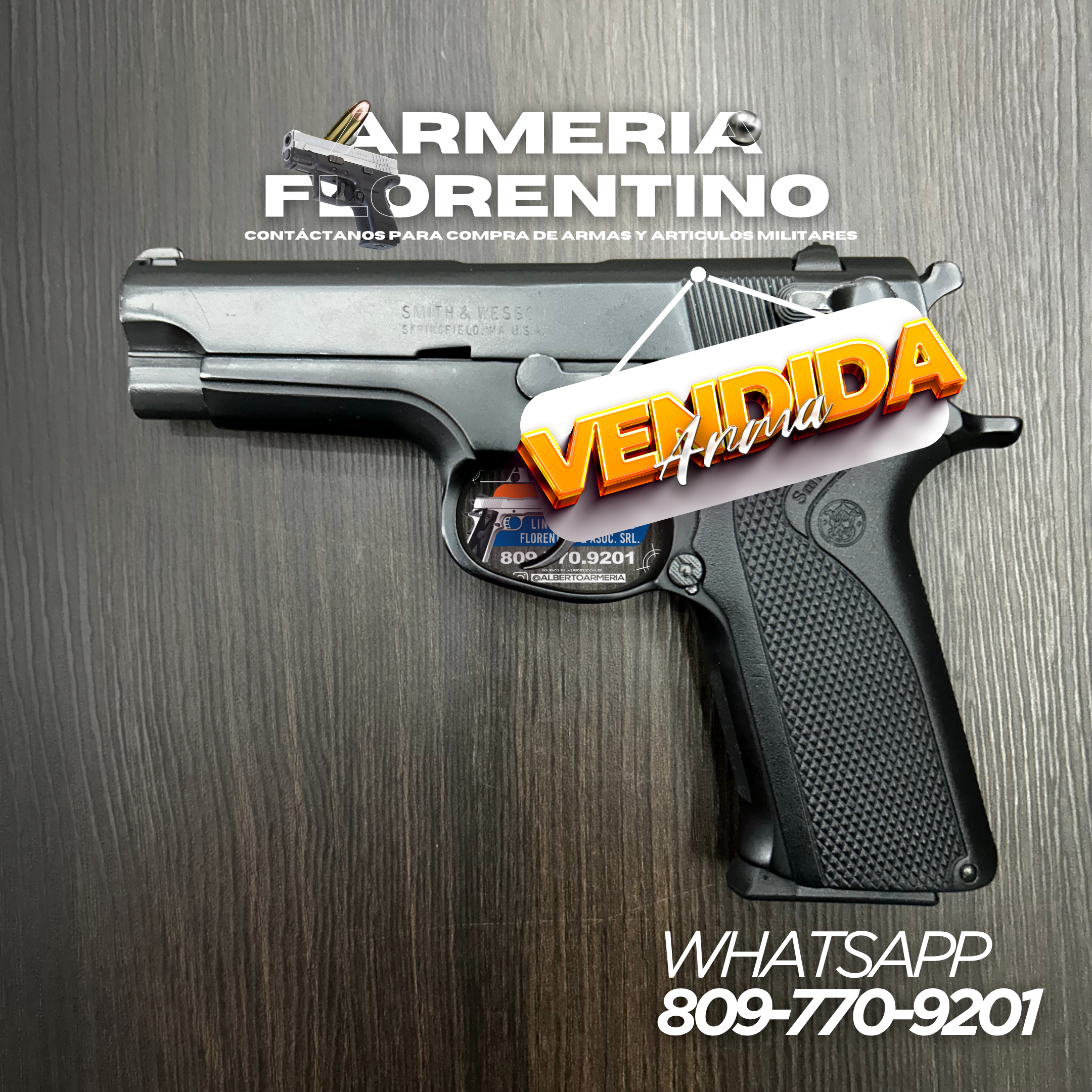 PISTOLA SMITH & WESSON, MODELO 915, CALIBRE 9MM, CAPSULAS: 15 + 1