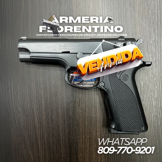 PISTOLA SMITH & WESSON, MODELO 915, CALIBRE 9MM, CAPSULAS: 15 + 1