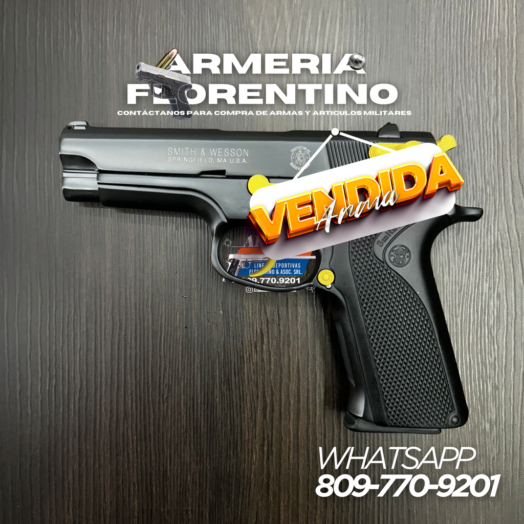 PISTOLA SMITH & WESSON, MODELO 915, CALIBRE 9MM, CAPSULAS: 15 + 1