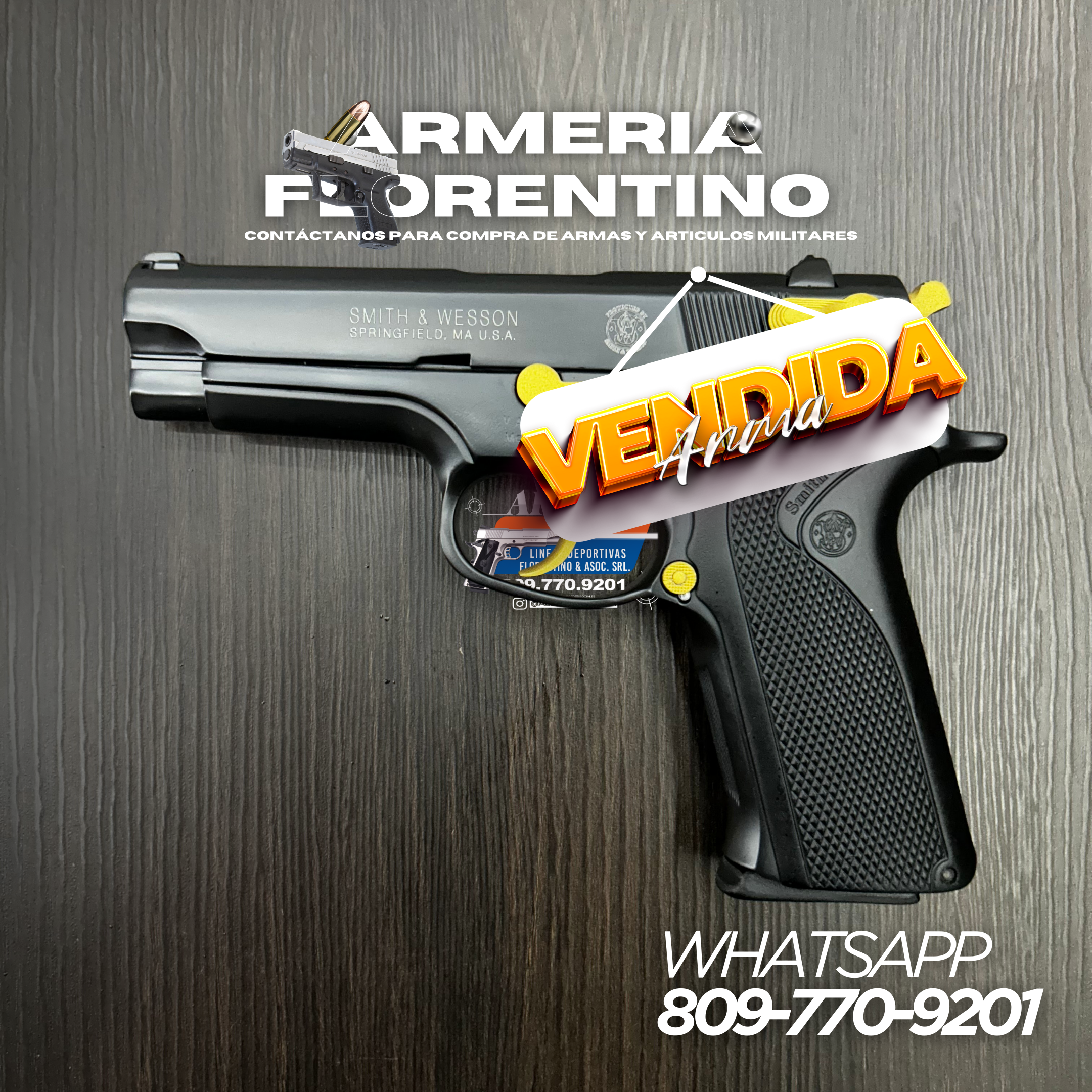 PISTOLA SMITH & WESSON, MODELO 915, CALIBRE 9MM, CAPSULAS: 15 + 1