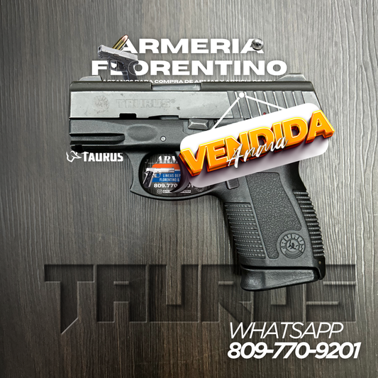 PISTOLA TAURUS, MODELO PT-609, CALIBRE 9MM, CAPSULAS: 13 + 1
