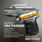 PISTOLA BERSA, MODELO MINI THUNDER 9, CALIBRE 9MM, CAPSULAS: 13 + 1