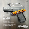 PISTOLA GLOCK, MODELO 19 (3RA GENERACIÓN), CALIBRE 9MM, CAPSULAS: 15 + 1