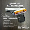 PISTOLA BERSA, MODELO MINI THUNDER STANLESS 9, CALIBRE 9MM, CAPSULAS: 13 + 1