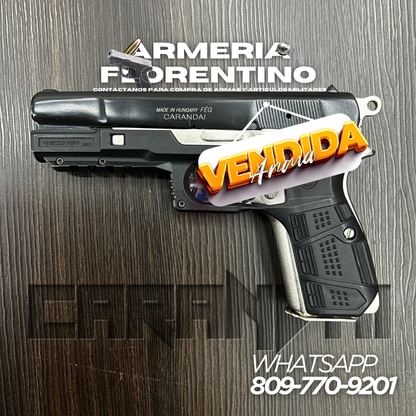 PISTOLA CARANDAI, MODELO 9MM, CAPSULAS: 13 + 1