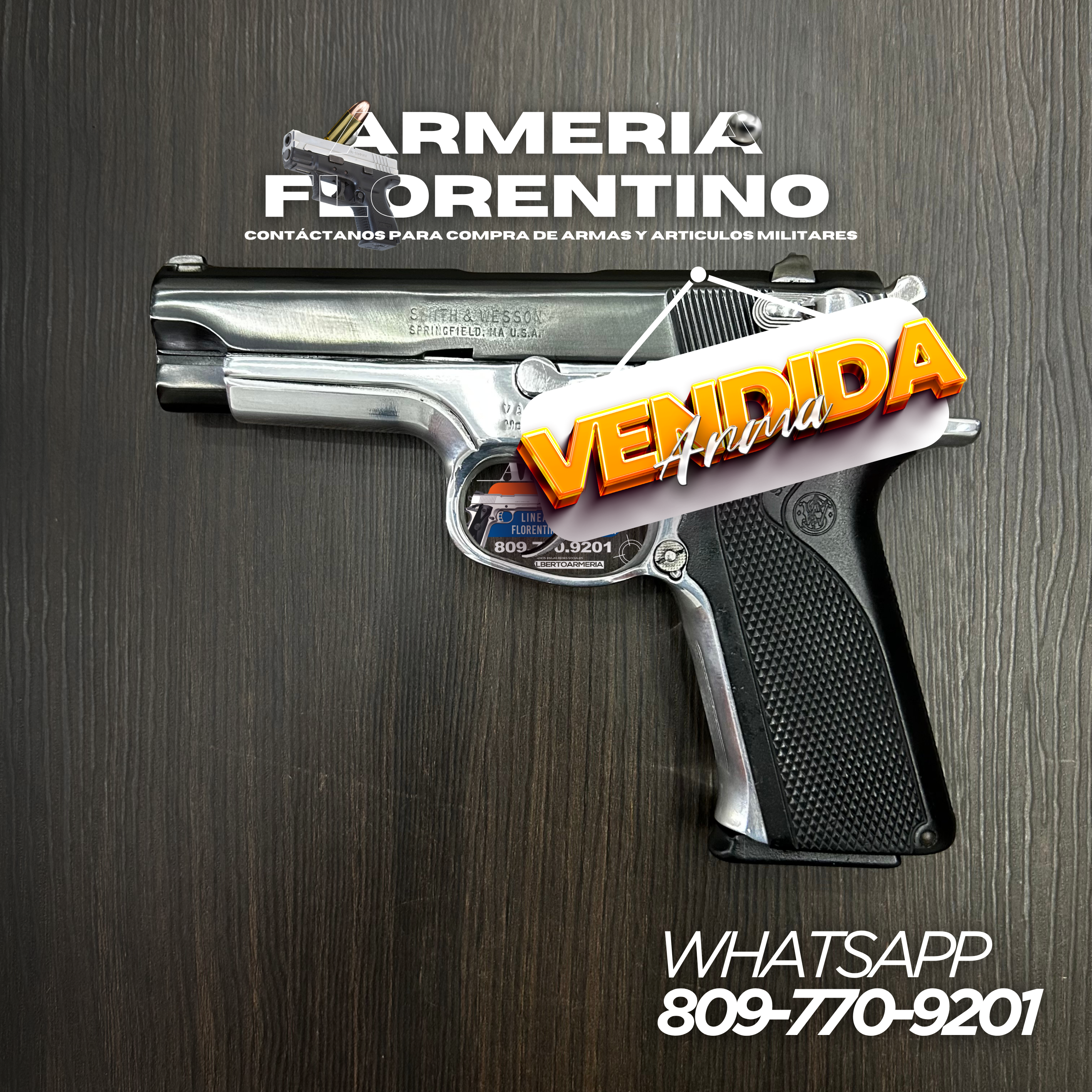 PISTOLA SMITH & WESSON, MODELO 915, CALIBRE 9MM, CAPSULAS: 15 + 1