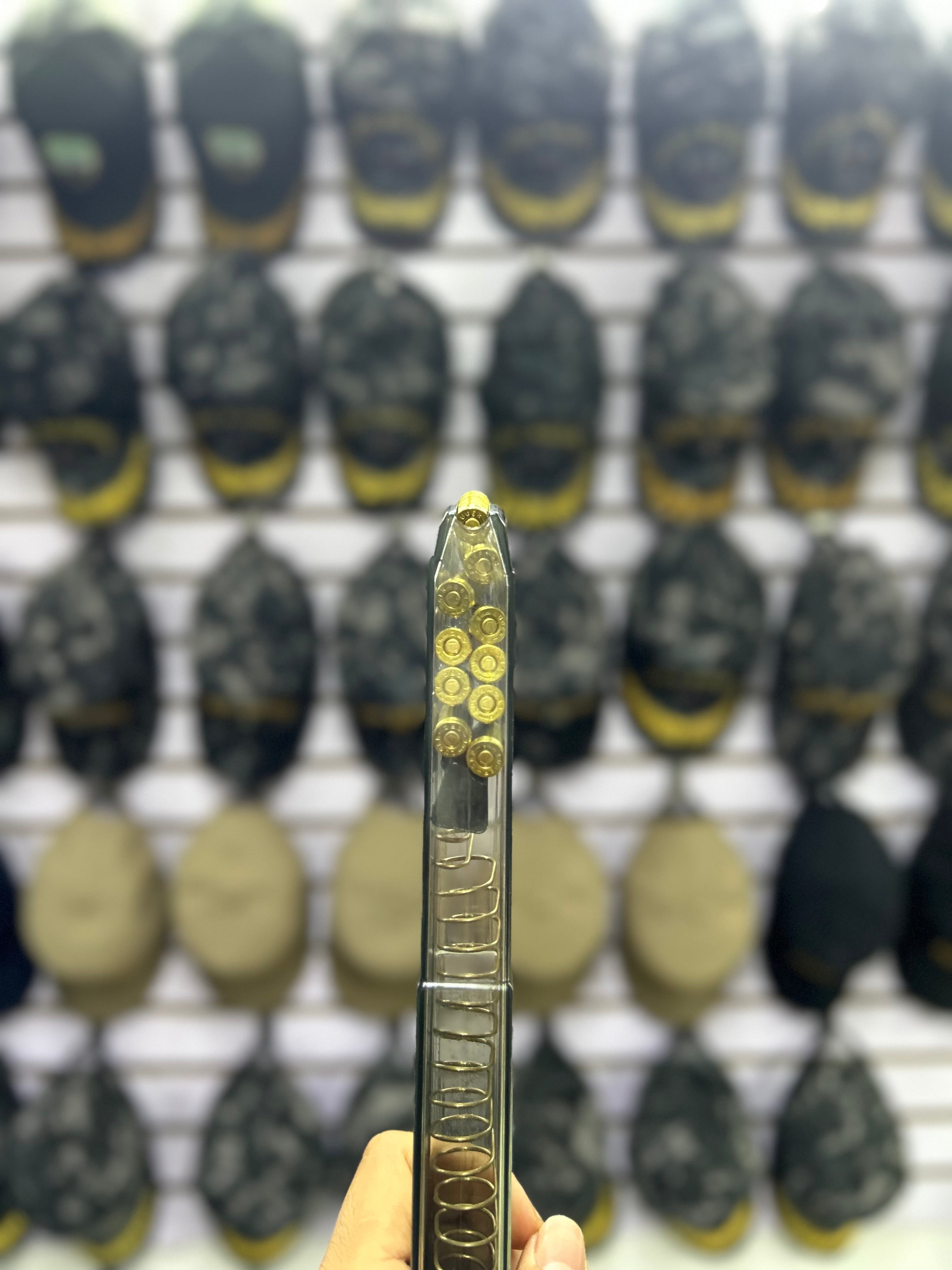 CARGADOR PARA PISTOLA GLOCK DE 40 CAPSULAS, MODELOS 17, 19, 23, 26 CALIBRE 9MM