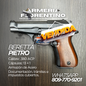 PISTOLA PIETRO BERETTA, MODELO .380 ACP, CALIBRE .380 ACP, CAPSULAS: 13 + 1