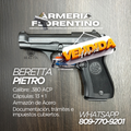 PISTOLA PIETRO BERETTA, MODELO .380 ACP, CALIBRE .380 ACP, CAPSULAS: 13 + 1