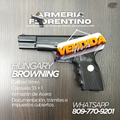 PISTOLA BROWNING, MODELO HI-POWER, CALIBRE 9MM, CAPSULAS: 13 + 1