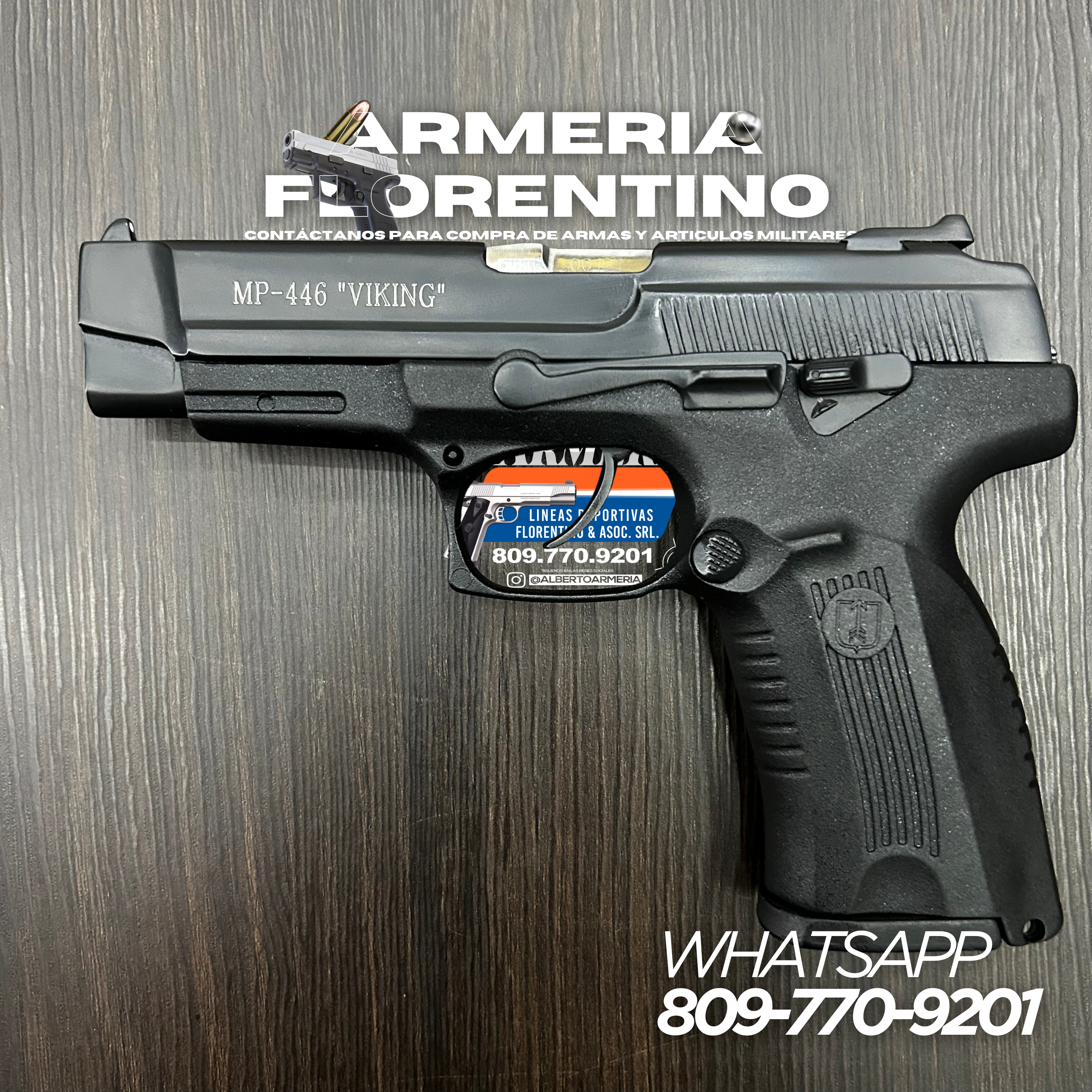 PISTOLA VIKING, MODELO MP-446, CALIBRE 9MM, CAPSULAS: 18 + 1