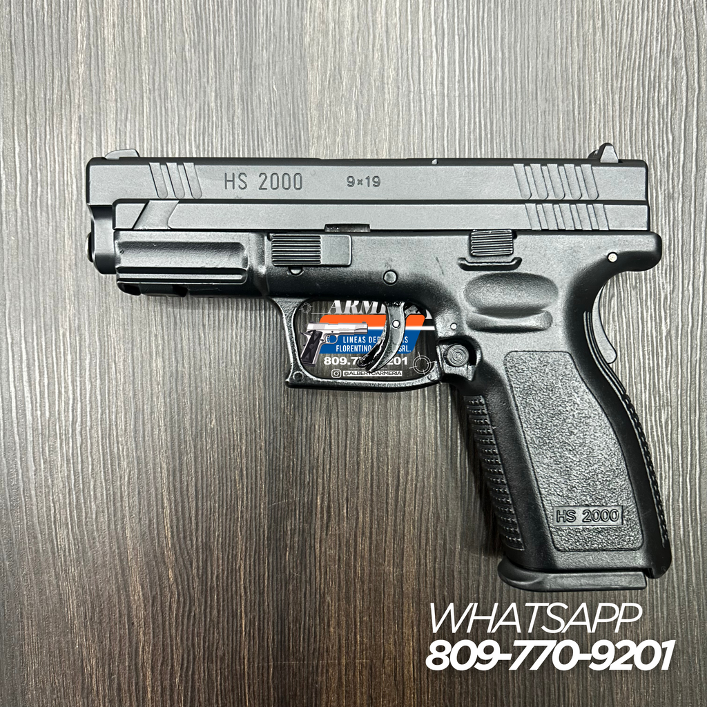 PISTOLA SPRINGFIELD, MODELO HS2000, CALIBRE 9MM, CAPSULAS: 16 + 1 – Armeria  Florentino, image size:1024x1024