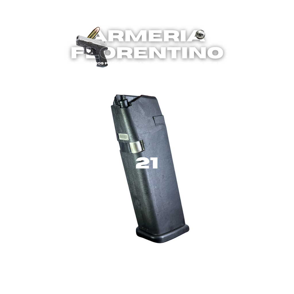 CARGADOR ORIGINAL PARA GLOCK 21 – 13 CÁPSULAS – CALIBRE .45 ACP